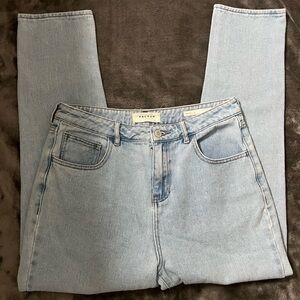 PacSun Women's Mom Jeans in Light Blue